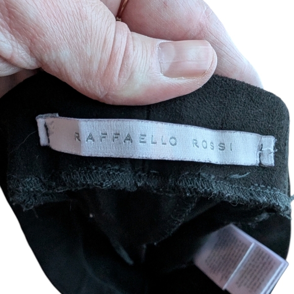 Raffaello Rossi Penny Pant Stretch Minimalist Womens 34 Pull-on Elastic Waist - Picture 8 of 10